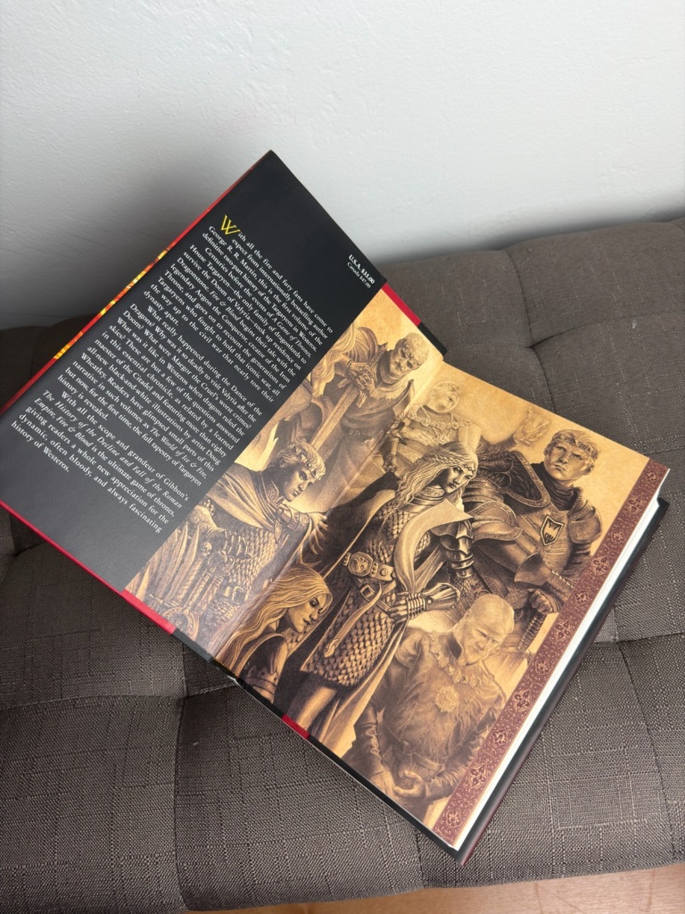 Fire & Blood Hardcover George R R Martin Game of Thrones Targaryen Book - Picture 3 of 5